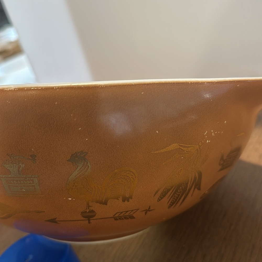 Mixing Bowl Early American by PYREX 4 Quart, 444 Vintage - Picture 4 of 8